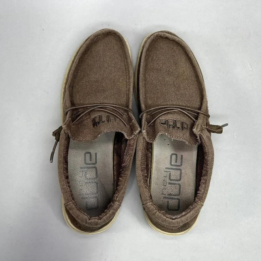 Hey Dude Men's Size 12 Wally Chocolate Slip On Shoes‎